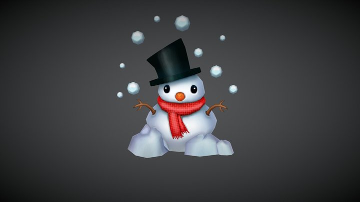 SnowMan 3D Model