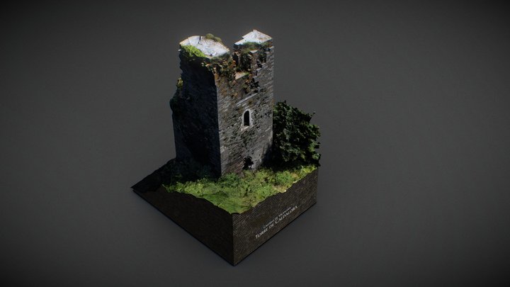 Castillo de Vilaxoán - Torre de Caldaloba 3D Model