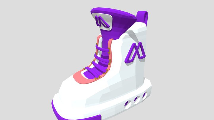 Sneaker Space Shoe Millionpainter 3D Model