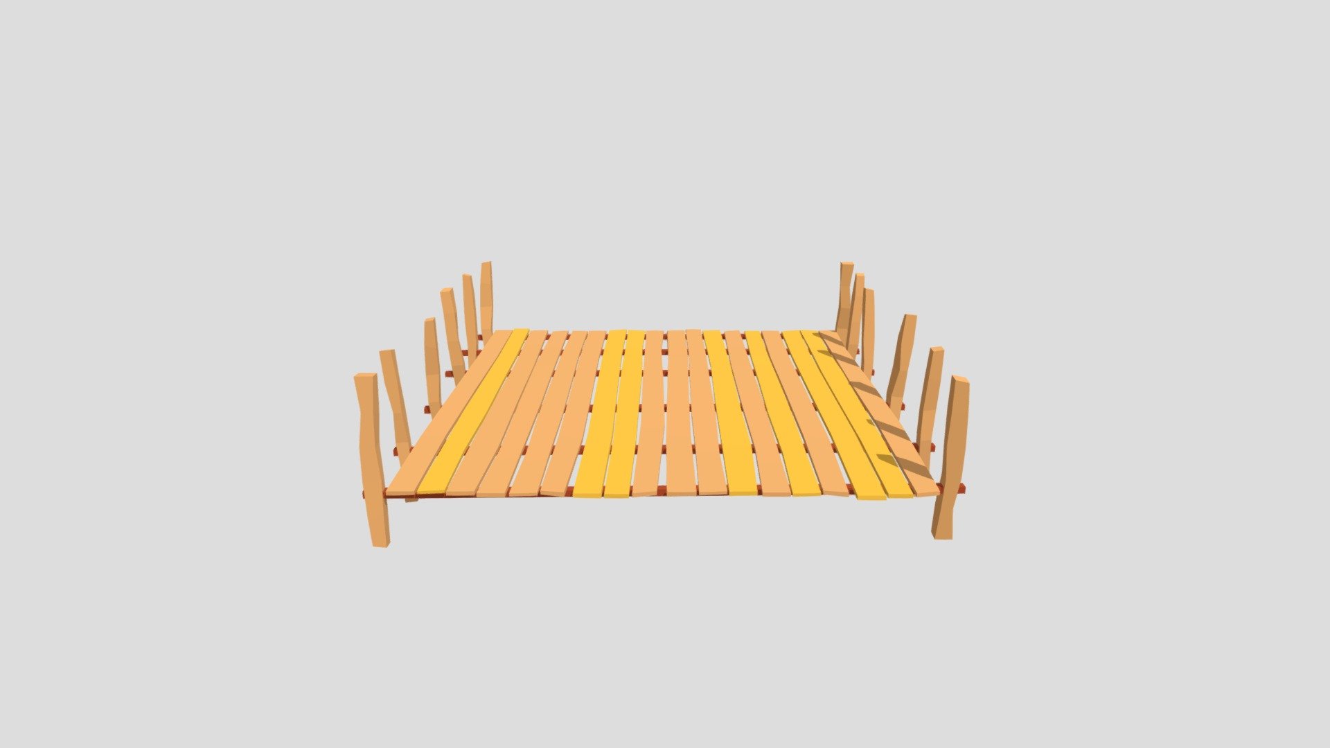 Cartoon Boardwalk Platform