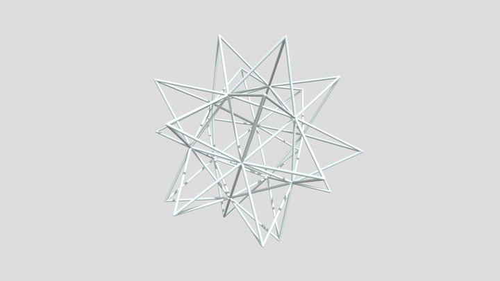 20 regular icosahedron 3D Model