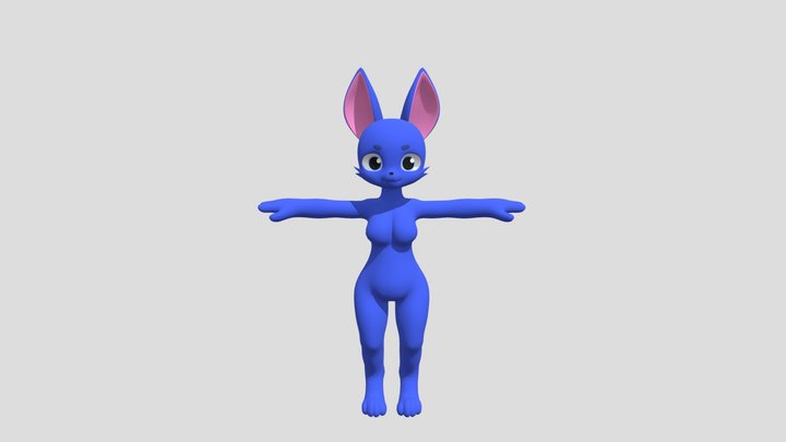 Blue Bear - 3D Model (Dog) 3D Model