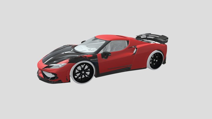 Ferrari 296 Novitec 3D Model