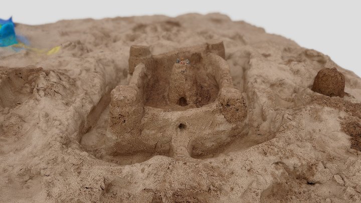 Sandcastle 3D Model