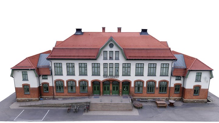 3dscanned Swedish school building from year 1908 3D Model