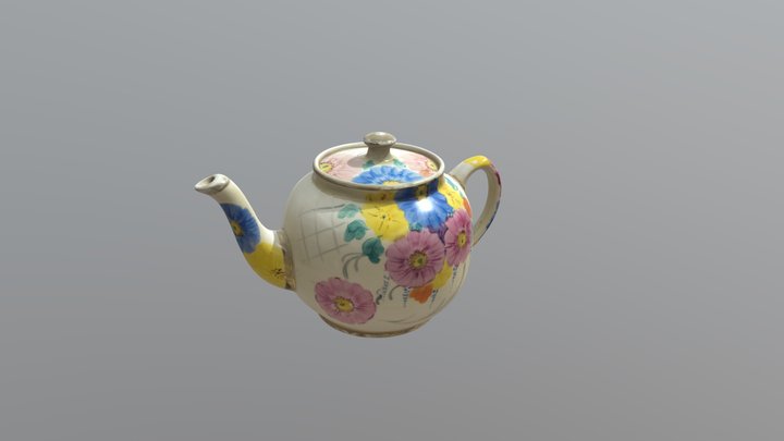 BTW Teapot 3D Model