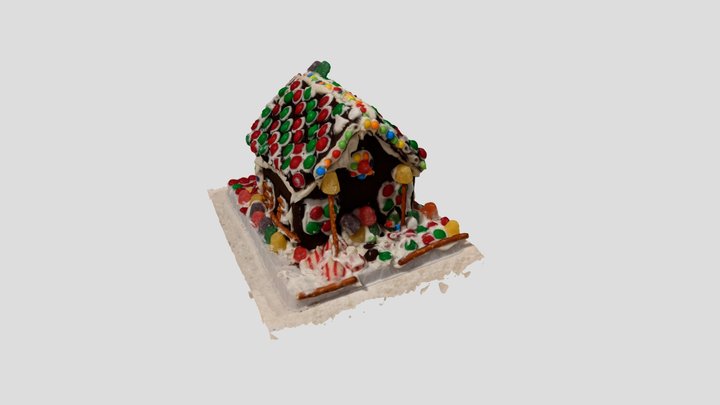 Gingerbread House 2020 3D Model