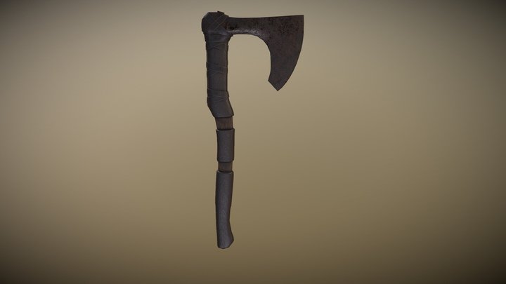 Viking Axe 3D Model