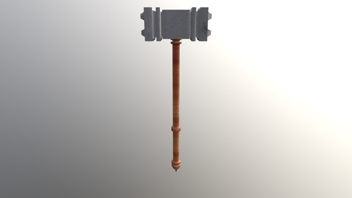 War Hammer My Version 3D Model