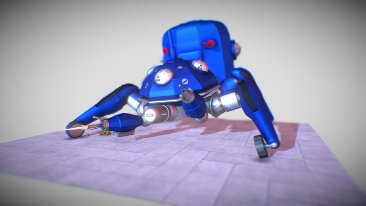 Ghost in th Shell SAC -Tachikoma 3D Model