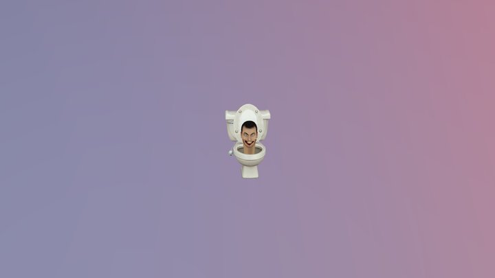 skibidi_toilet_male_02 3D Model