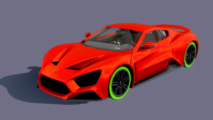 Zenvo ST1 3D Model