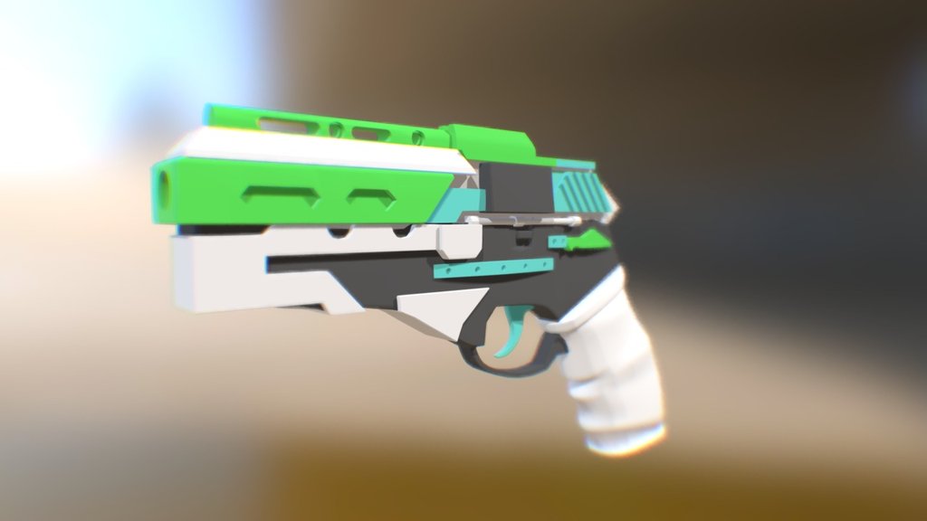 Watchdogs 2 3D printed taser Gun