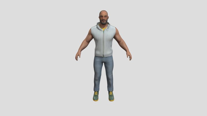 Franklin Hoodie | Indian Bike 3D 3D Model