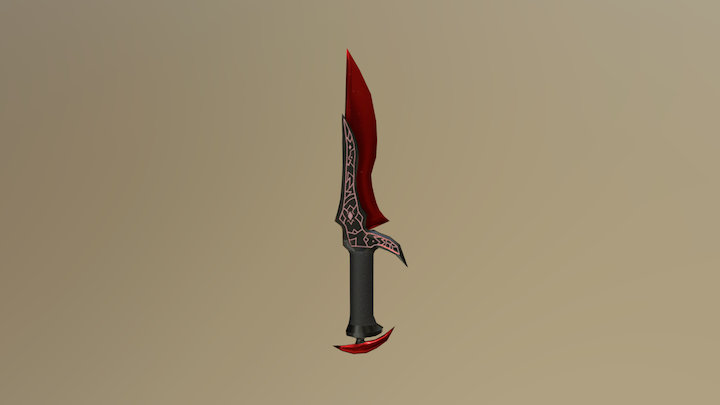 Ritual dagger 3D Model
