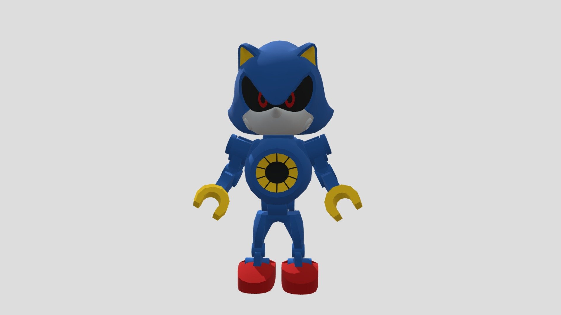 Wii U LEGO Dimensions Metal Sonic Download Free 3D model by