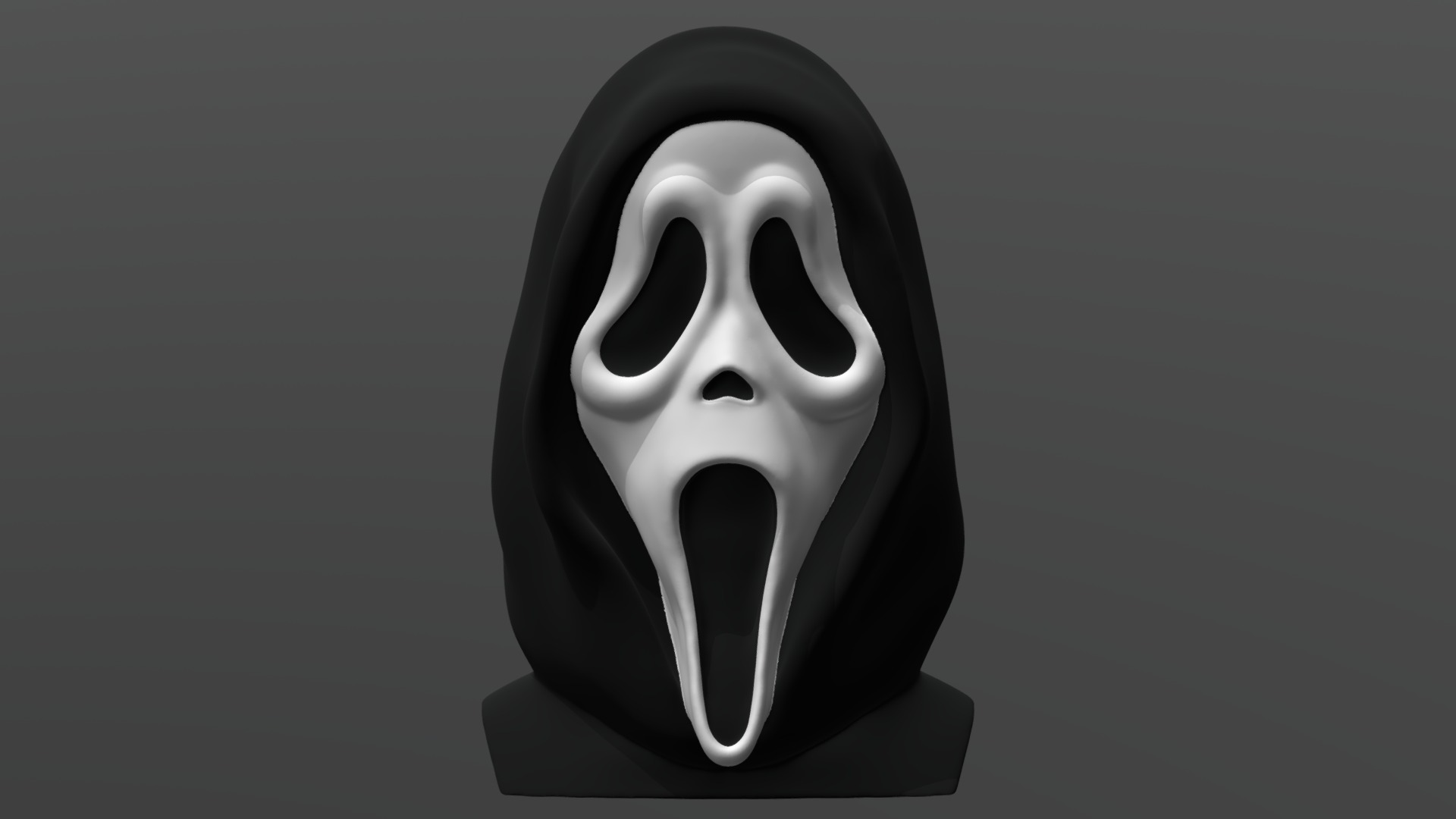 scream ghostface bust