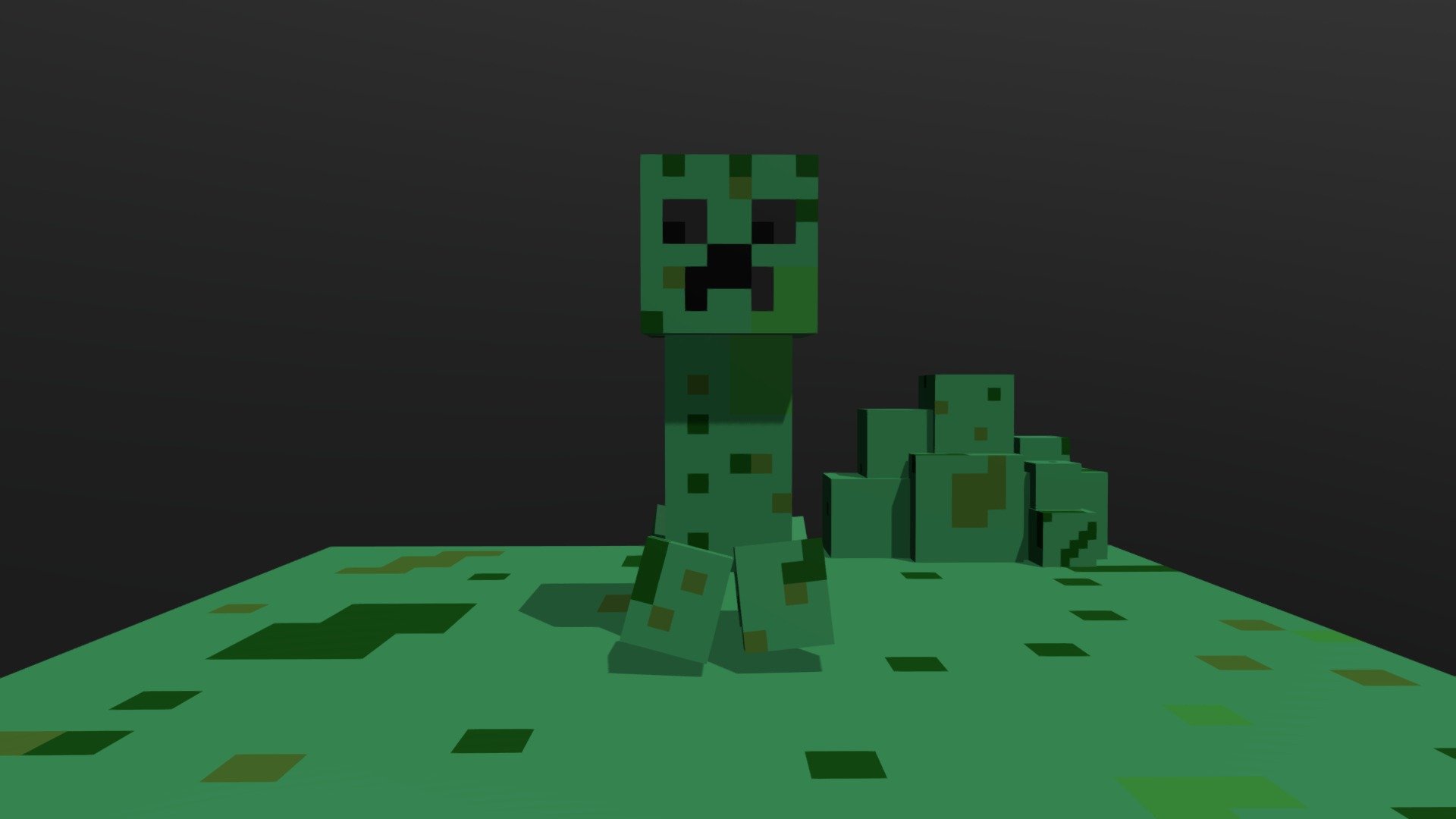 Minecraft Creeper - Download Free 3D model by Firestar ...