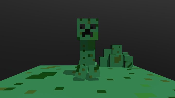 Minecraft Creeper 3D Model