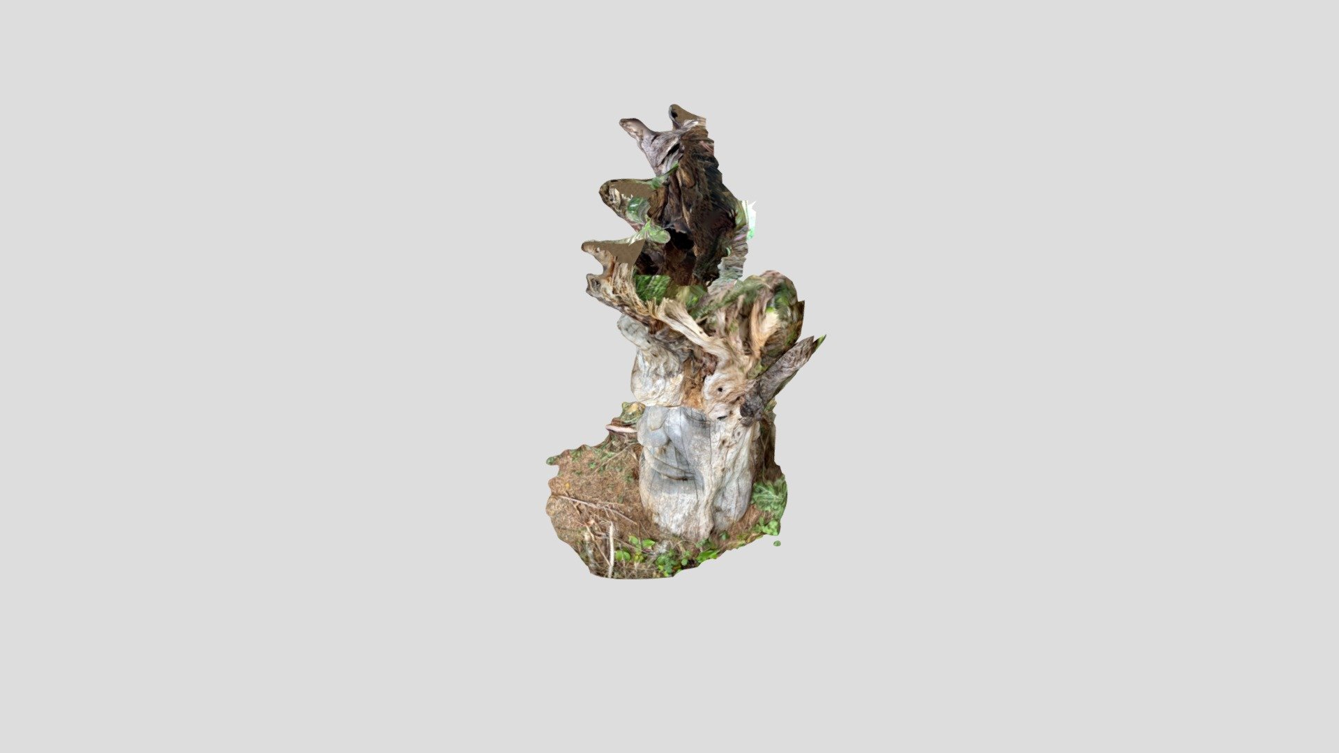 Skulptur Holzmensch, Freiburg