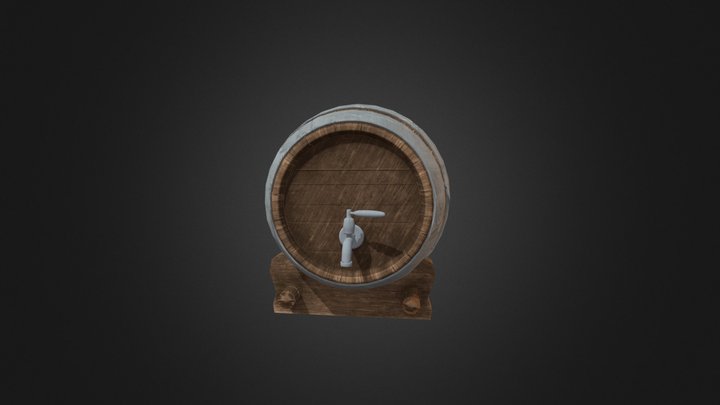 Barrel 3D Model