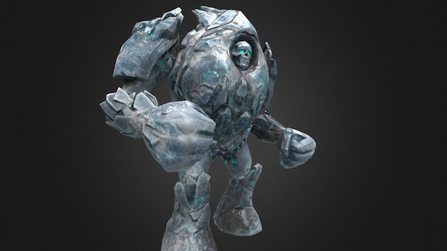 Ice Golem (Animated character) 3D Model