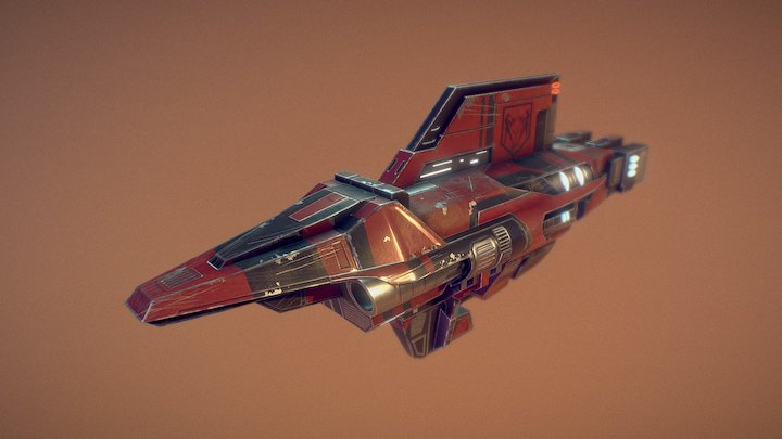 ACP Starship 3D Model