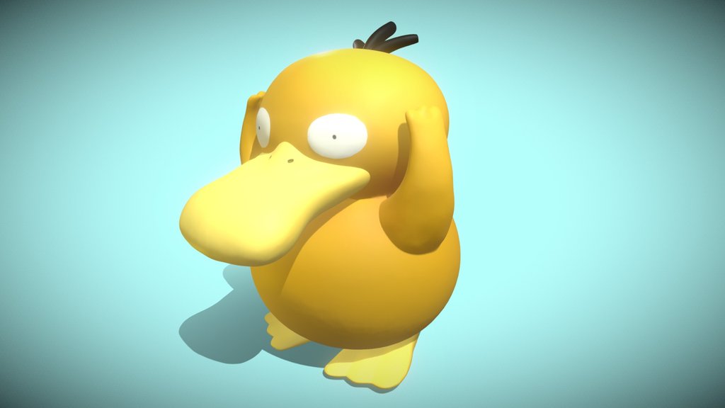 Psyduck 3d model
