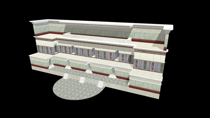 Basic Scaenae Frons - Hadrian's Villa 3D Model
