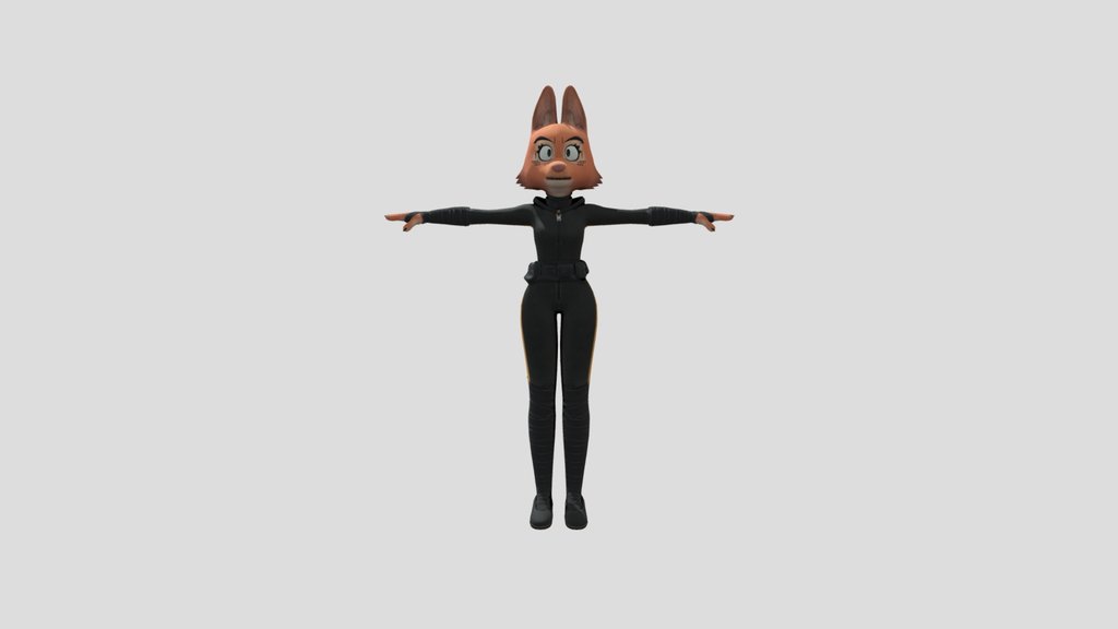 Diane Foxington Blender (The Bad Guys) Model