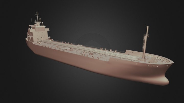 Oil tanker 3D Model