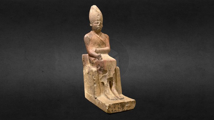 Egyptian Pharoah Khasekhemwy - Oxford Ashmoleon – Modello 3D gratuito STL