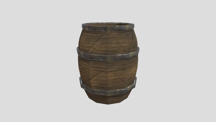 Barrel - Silly 3D Model