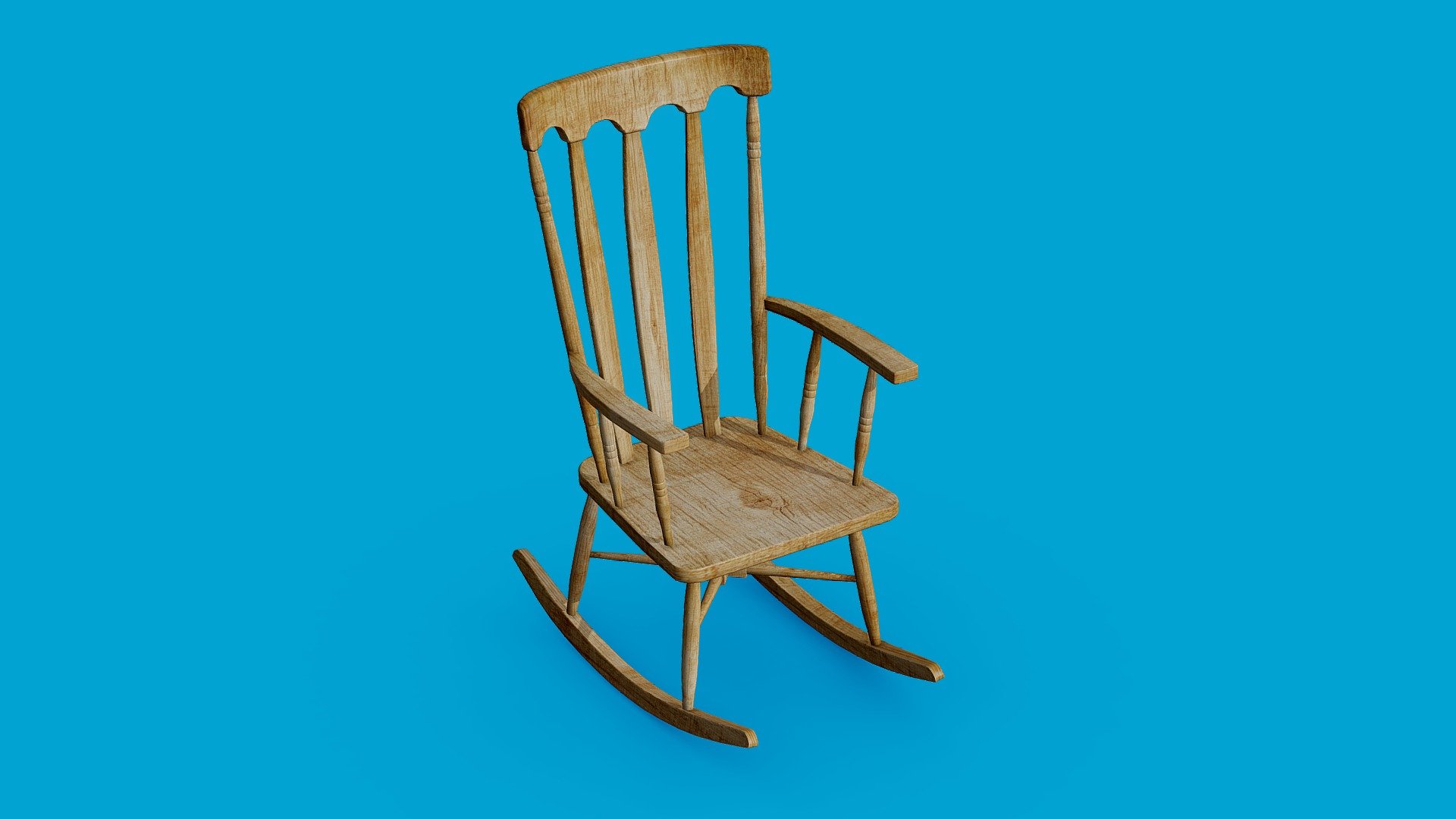 Rocking Chair - Buy Royalty Free 3D model by 3Dee (@mellydeeis ...