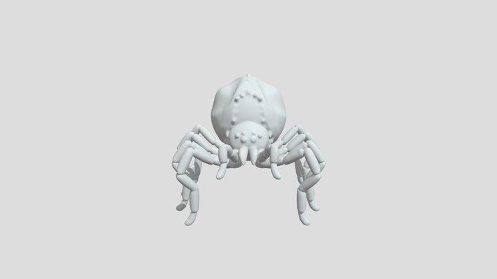 Aranha-caranguejeira 3D Model