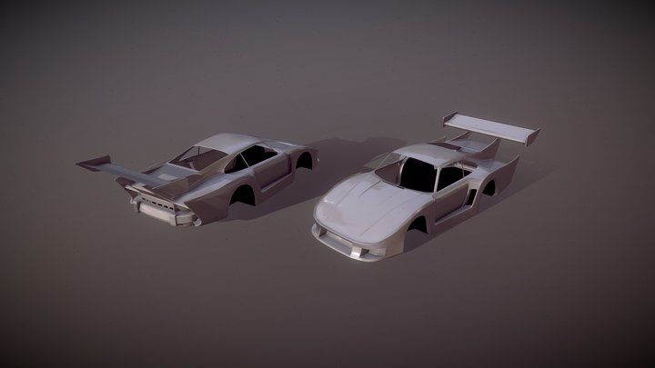 WIP Porsche 935K3 Kremer Le Mans (1979) 3D Model