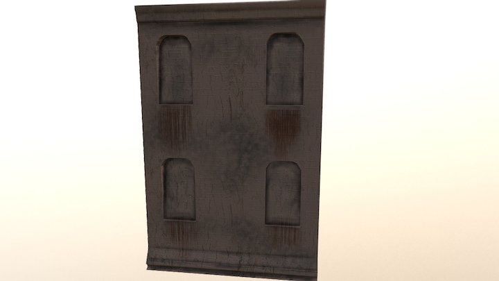 Old Cellar Exterior Wall 3D Model