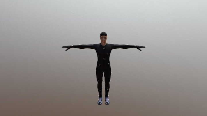 decimated-20_Passive_Marker_Man 3D Model