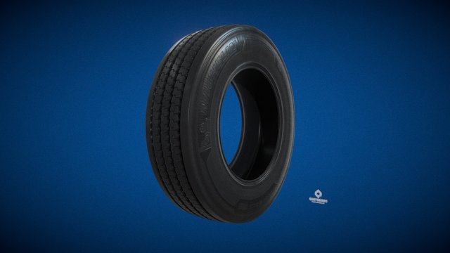Michelin Tire Xmulti T 295 3D Model