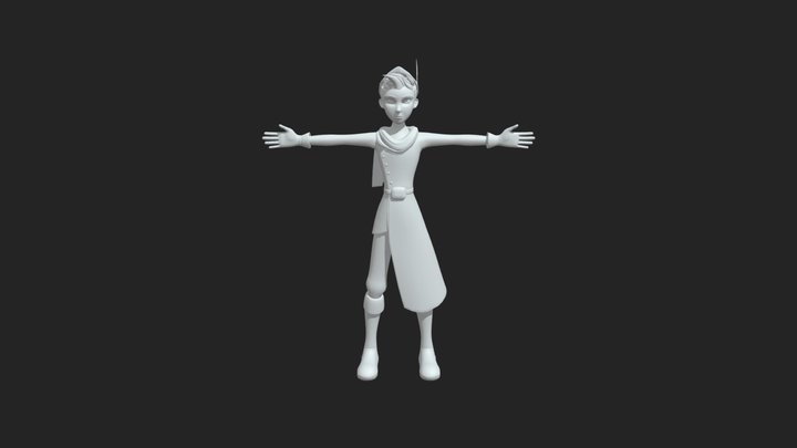 Retopologia Peter Pan 3D Model