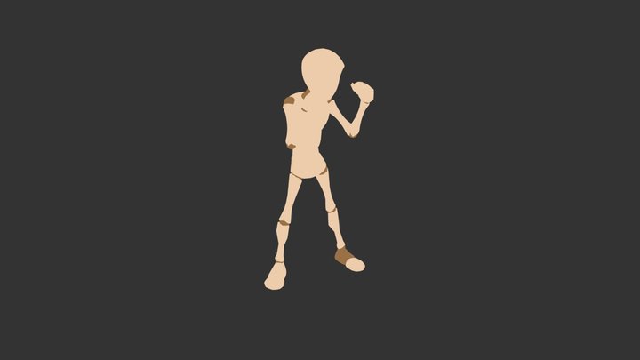 Animation - Kick 3D Model