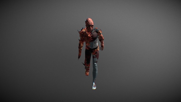 Death Animation 3D Model