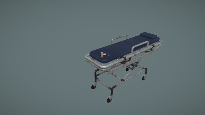 Medical Strecher 3D Model