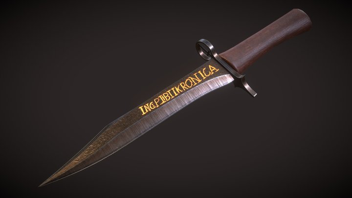Ceremonial Knife 3D Model