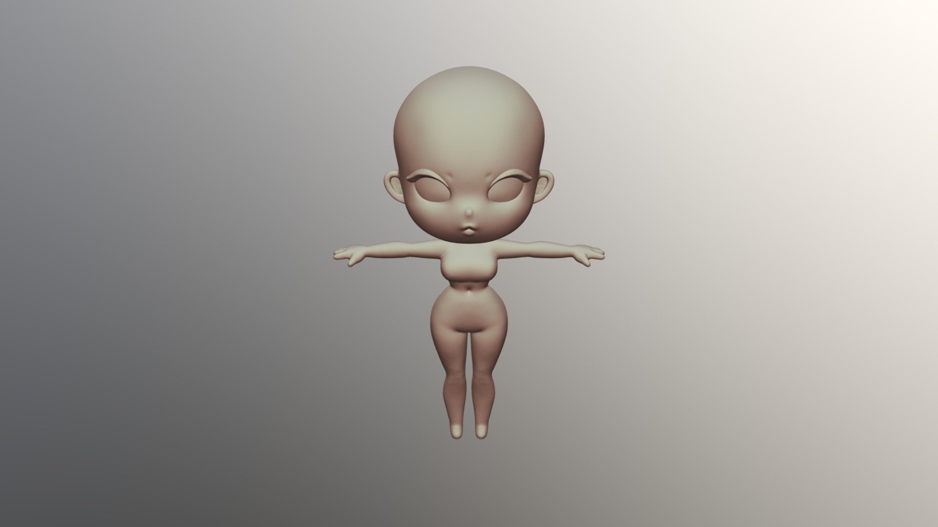 Chibi Base 0 9 - 3D model by Nima (@nimadoodle) [633d301] - Sketchfab