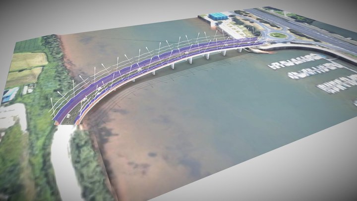 Proyecto puente Pontejos-El Astillero 3D Model