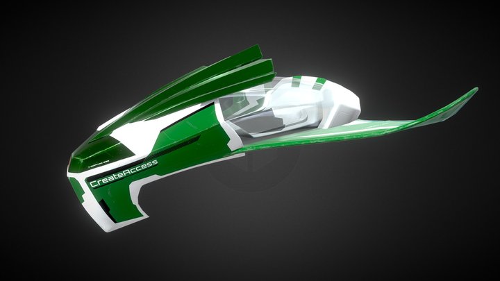 Spaceship 3D Model