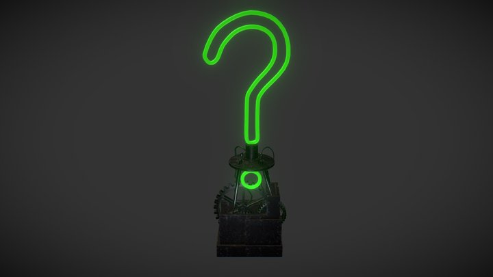 Riddler Trophy 3D Model