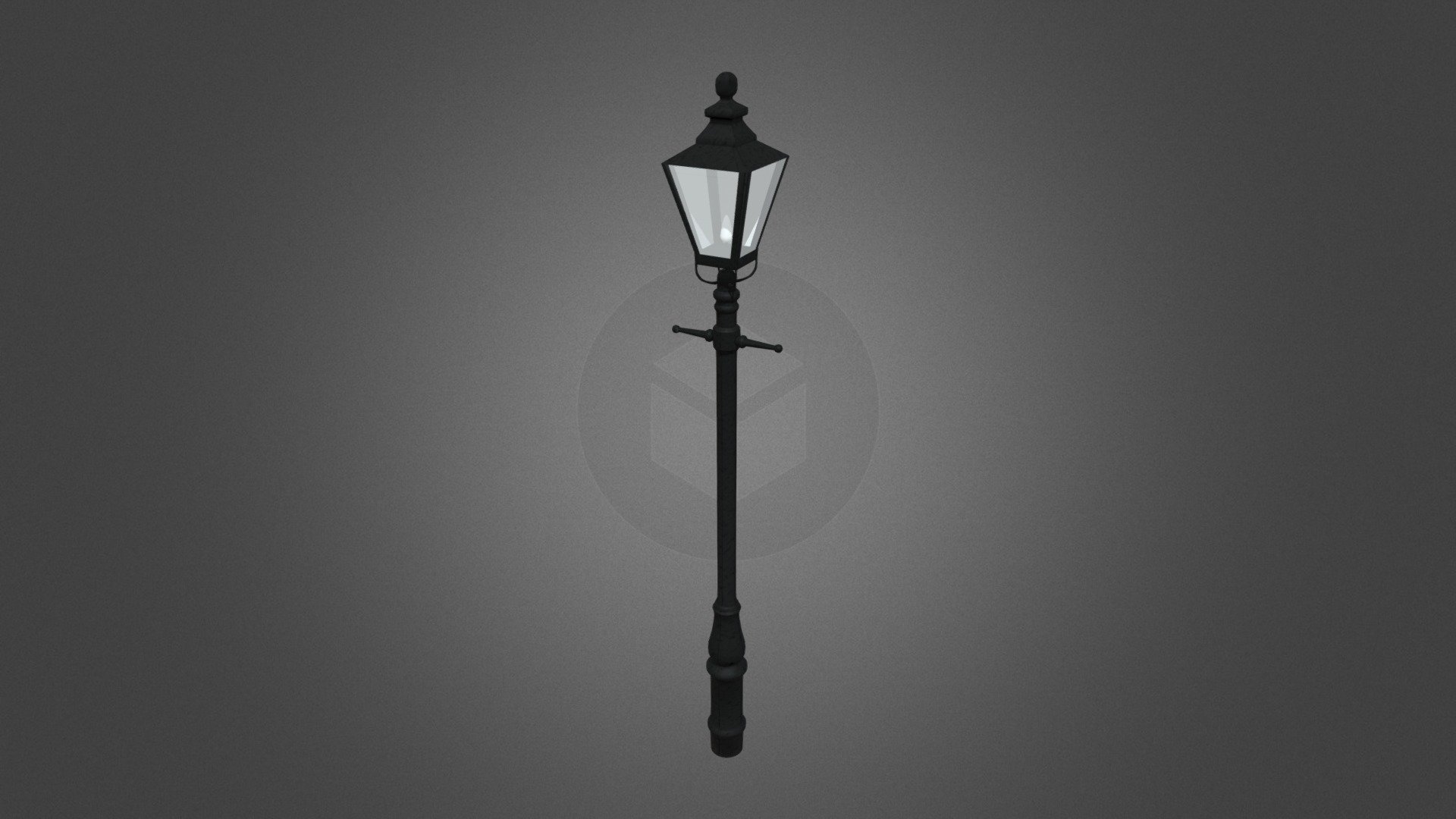 Old English Street Lamp (.obj)