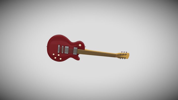 guitarra 3D Model